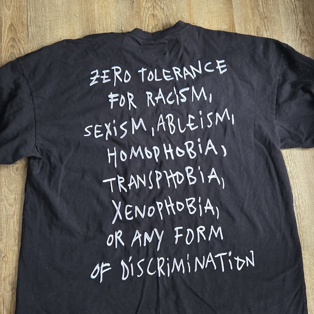 CHNGE Black Anti Discrimination Tee